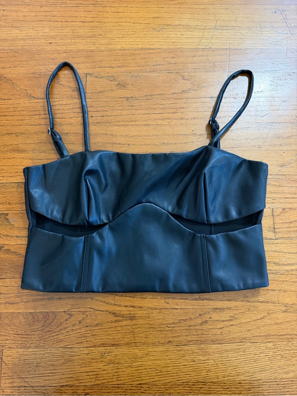NWOT BY.DYLN Peggy Corset Top in Black - Picture 3 of 5